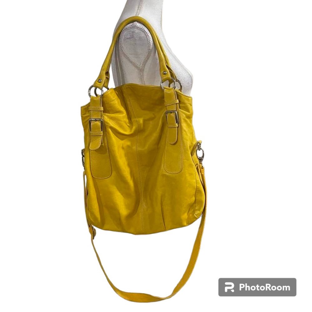 Italian Leather Tote Shoulder Strap Large Handbag Bought and Made in Italy
